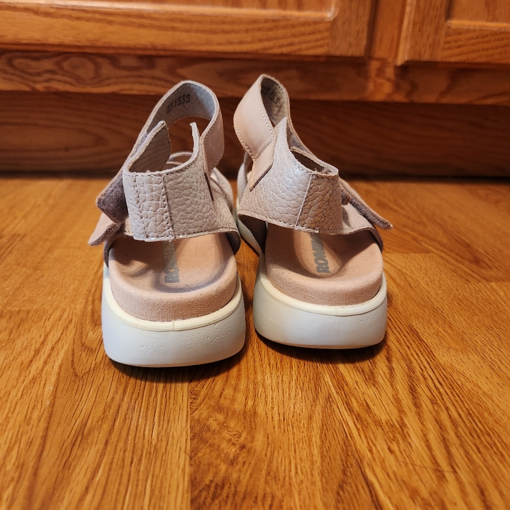 Romika Beige/Stone Strappy Sandals, sz 10/41 - Picture 5 of 8